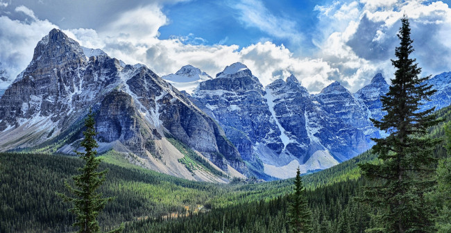 Обои картинки фото banff, national, park, alberta, canada, природа, горы, canadian, rockies, банф, альберта, канада, лес, канадские, скалистые