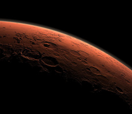 Картинка космос марс фото поверхность планета рельеф