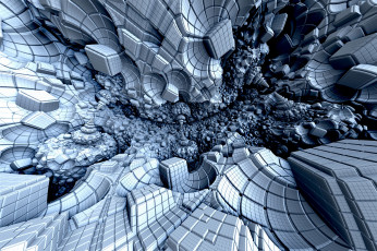 Картинка 3д+графика абстракция+ abstract рендер клетки абстракция