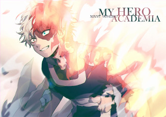 Картинка аниме boku+no+hero+academia бакугоу