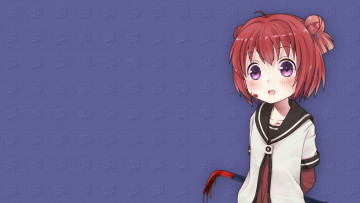 Картинка аниме yuru+yuri взгляд фон девушка
