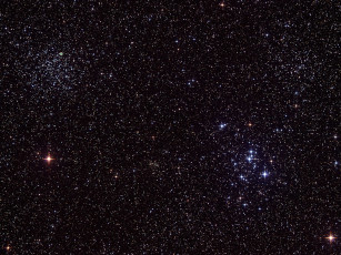 Картинка скопления m46 m47 космос звезды созвездия