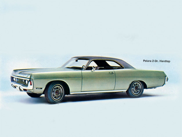 Обои картинки фото 1970, dodge, polara, doors, hardtop, автомобили