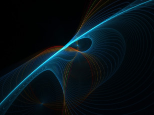 Картинка 3д графика fractal фракталы цвета абстракция тёмный