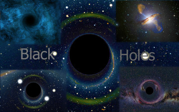 Картинка super massive black holes космос Черные дыры сверхмассивные черные