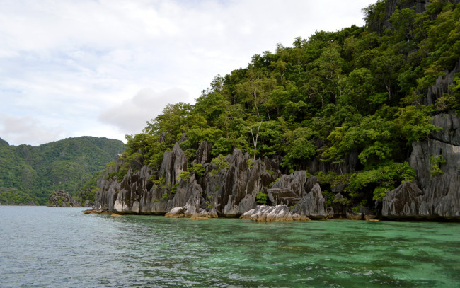 Обои картинки фото palawan, islands, филиппины, природа, реки, озера, остров, озеро