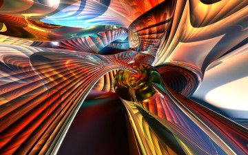 Картинка 3д графика abstract абстракции цвет узор