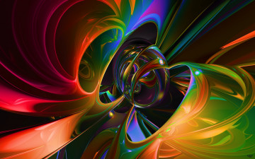 Картинка 3д графика abstract абстракции узор цвет