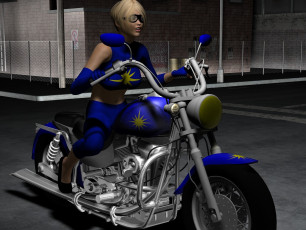 Картинка мотоциклы 3d мотоцикл улыбка взгляд девушка