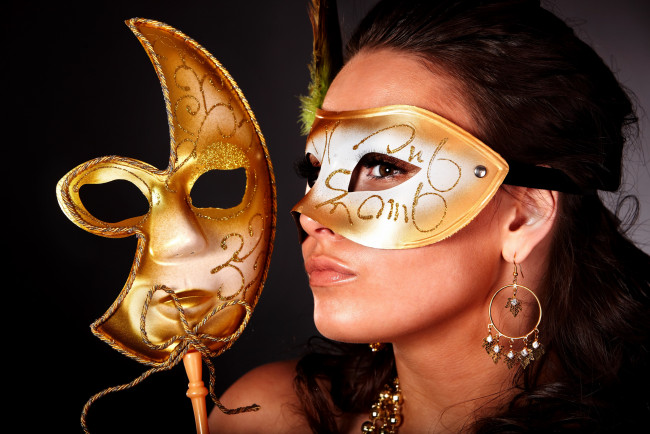 Обои картинки фото разное, маски,  карнавальные костюмы, маска, костюм, девушка, карнавал