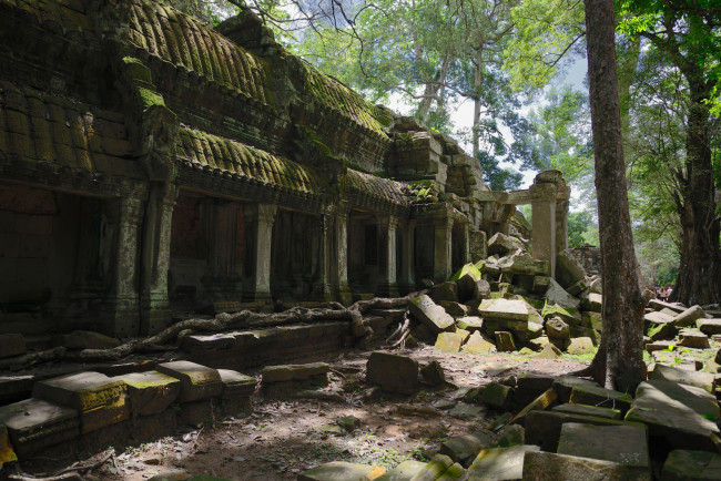 Обои картинки фото города, - исторические,  архитектурные памятники, пейзаж, камбоджа, храм, табу