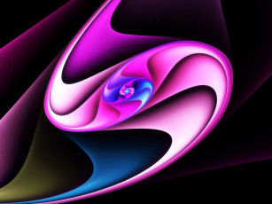 Картинка 3д графика fractal фракталы абстракция узор тёмный фон