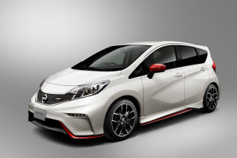 обоя автомобили, nissan, datsun, светлый, 2014г, e12, nismo, s, note