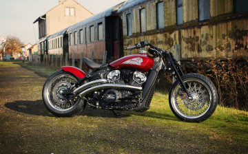 Картинка indian+motrocycle+metz мотоциклы indian motorcycle metz scout bobber red wings 2021
