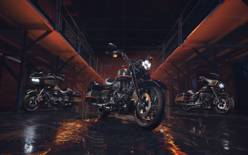 Картинка мотоциклы harley-davidson 2022 custom grand american touring models