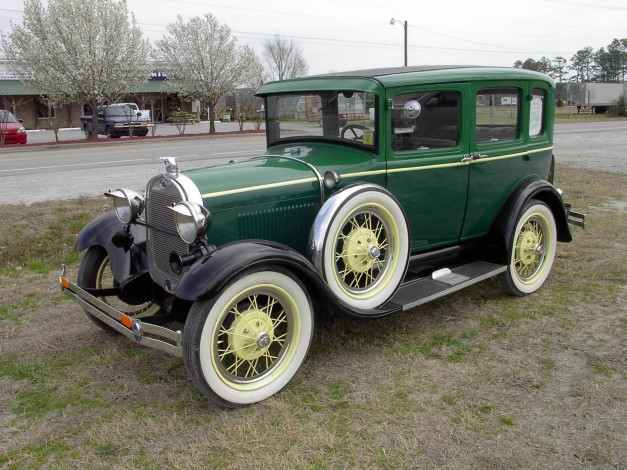 Обои картинки фото 1929, ford, sedan, classic, автомобили, классика