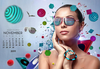 Картинка календари девушки девушка очки
