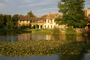 Картинка деревня королевы марии антуанетты versailles франция города здания дома пейзаж