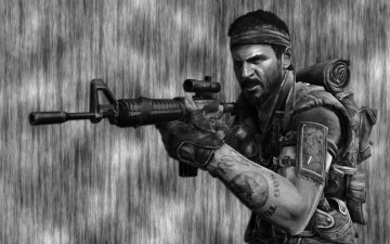 Картинка call of duty black ops видео игры боец солдат военный автомат