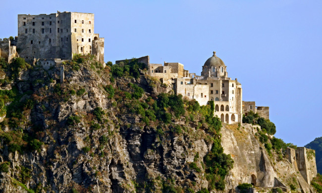 Обои картинки фото castello, aragonese, италия, города, дворцы, замки, крепости, замок