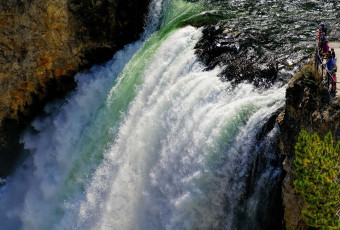 обоя природа, водопады, поток, вода