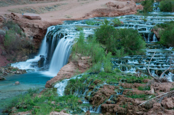 Картинка природа водопады поток вода аризона