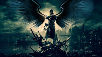Картинка dishonored видео игры крылья