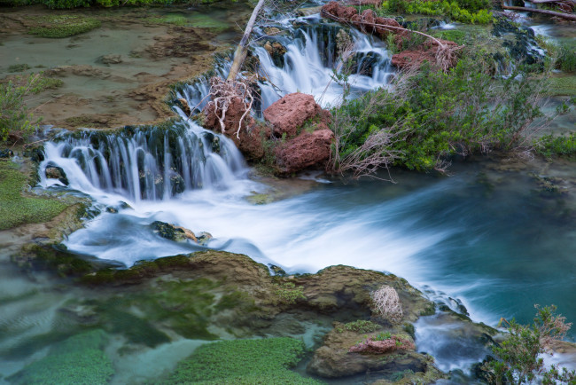 Обои картинки фото природа, водопады, аризона, вода, поток