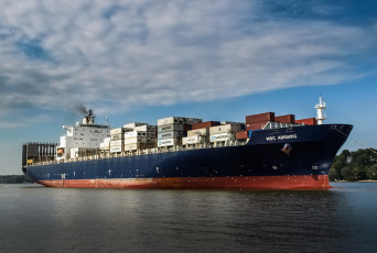 Картинка msc+adriatic корабли грузовые+суда контейнеровоз