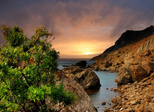 Картинка крым природа побережье берег море