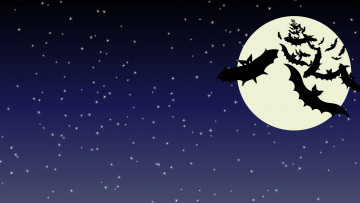 Картинка праздничные хэллоуин фон летучая мыш