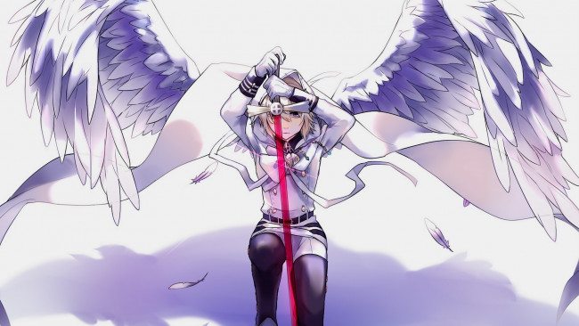Обои картинки фото аниме, owari no seraph, ангел