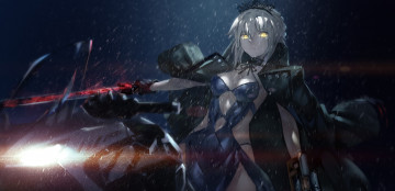 Картинка аниме fate stay+night saber