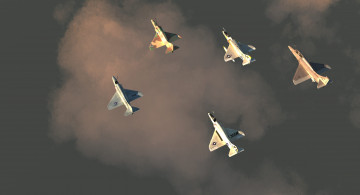 Картинка 3д+графика армия+ military самолеты полет