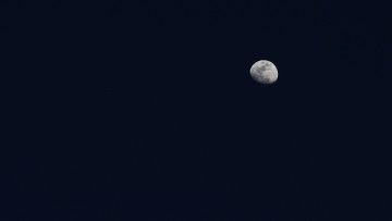Картинка космос луна небо