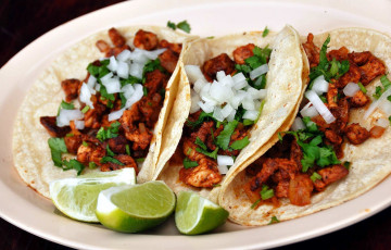 Картинка еда блины +оладьи мексиканская кухня блинчики такос начинка лайм