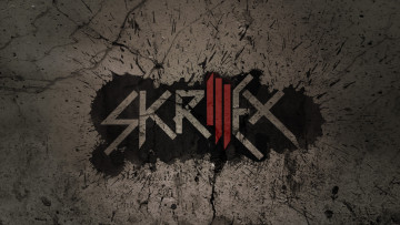 обоя skrillex, splash, музыка, клякса, надпись