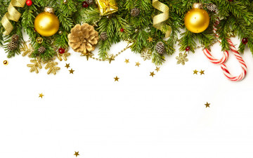 Картинка праздничные украшения елка шары новый год рождество balls decoration christmas merry