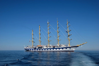 Картинка royal+clipper корабли парусники паруса мачты