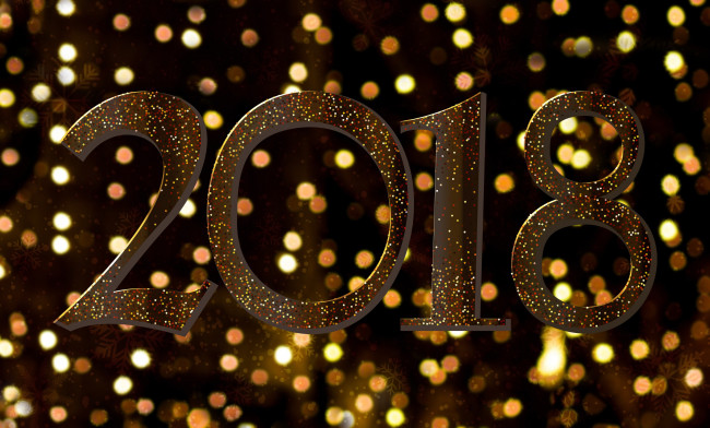 Обои картинки фото праздничные, векторная графика , новый год, 2018, настроение, праздник, огни, новый, год