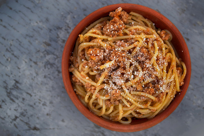 Обои картинки фото еда, макаронные блюда, spaghetti, bolognese