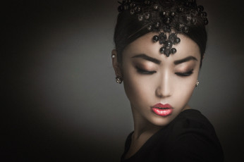 Картинка девушки -unsort+ лица +портреты макияж молодая модель украшение портрет взгляд красотка лицо азиатка девушка