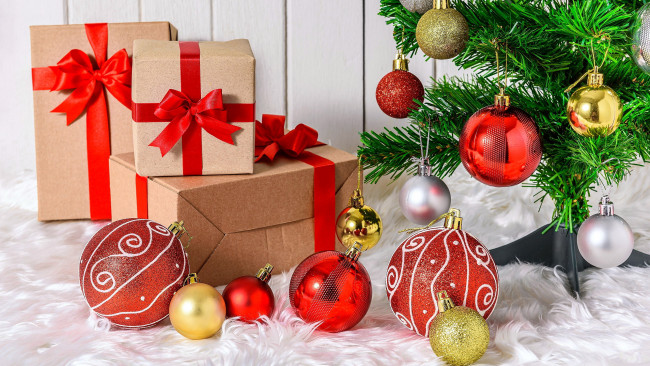 Обои картинки фото праздничные, подарки и коробочки, подарки, шарики, ленты, банты