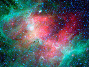 Картинка туманность орла космос галактики туманности