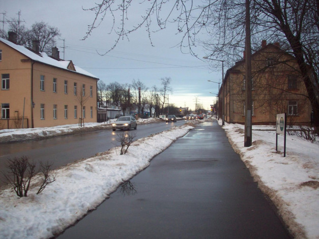 Обои картинки фото рига, улица, крустабазницас, города, латвия