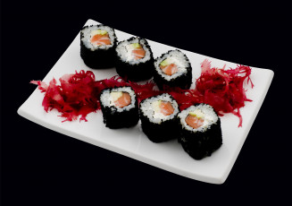 Картинка sushi еда рыба морепродукты суши роллы поднос