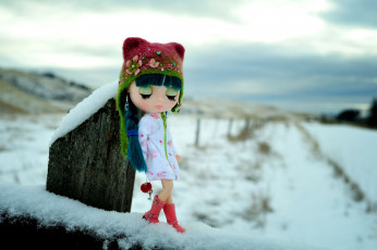 Картинка разное игрушки кукла зима