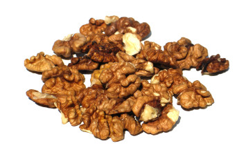 Картинка грецкие орехи еда каштаны чищенные ядра