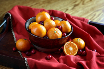 Картинка еда фрукты +ягоды столик салфетка апельсины