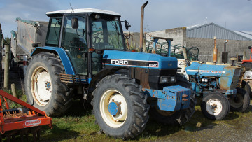 Картинка 1993+ford+8340+tractor техника тракторы 1979 ford 6600 tractor
